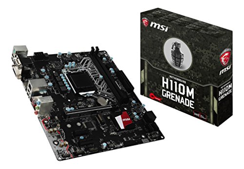 MSI Gaming Intel Skylake H110 LGA 1151 DDR4 USB 3.1 Micro ATX
